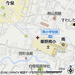 白笹稲荷神社入口周辺の地図