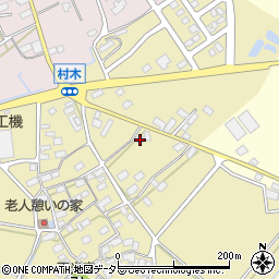 滋賀県米原市村木1221周辺の地図