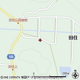 鳥取県西伯郡南部町田住636周辺の地図