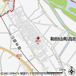 兵庫県朝来市和田山町高田226周辺の地図