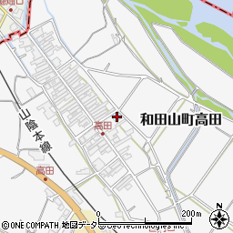 兵庫県朝来市和田山町高田221周辺の地図