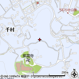神奈川県秦野市千村周辺の地図
