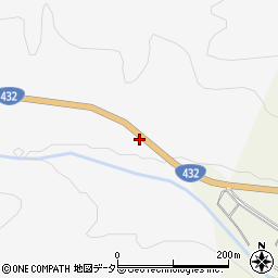 国道４３２号線周辺の地図