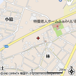 愛知県江南市小杁町林58周辺の地図
