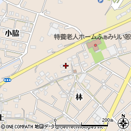 愛知県江南市小杁町林73周辺の地図