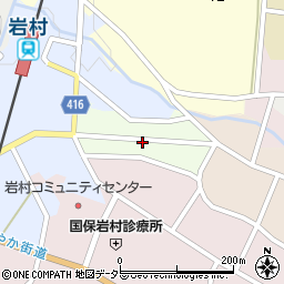 岐阜県恵那市新町周辺の地図