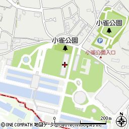 横浜市役所水道局　浄水部小雀浄水場周辺の地図