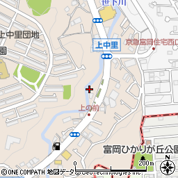 神奈川県横浜市磯子区上中里町853周辺の地図