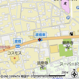 渡橋東周辺の地図
