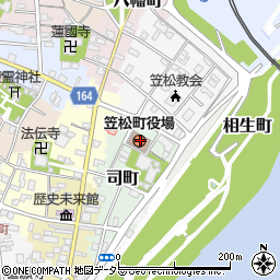 笠松町役場周辺の地図