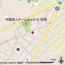 愛知県江南市小杁町林194周辺の地図