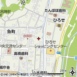 島根県安来市広瀬町広瀬本町1208周辺の地図