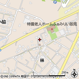 愛知県江南市小杁町林91周辺の地図