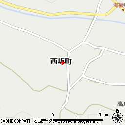 京都府綾部市西坂町周辺の地図