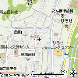 島根県安来市広瀬町広瀬本町820周辺の地図