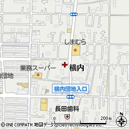 神奈川県平塚市横内3774周辺の地図