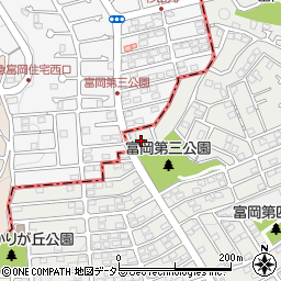 神奈川県横浜市金沢区富岡西4丁目50周辺の地図