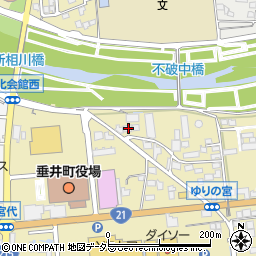 岐阜県不破郡垂井町表佐89周辺の地図