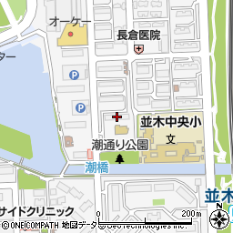 金沢シーサイドタウン並木一丁目第二団地２３－４号棟周辺の地図
