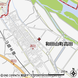 兵庫県朝来市和田山町高田321-1周辺の地図
