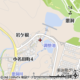 岐阜県多治見市小名田町岩ケ根19周辺の地図