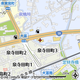 岐阜日産土岐店周辺の地図