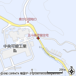 五斗蒔市営住宅周辺の地図