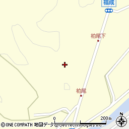 鳥取県西伯郡南部町福成2381周辺の地図