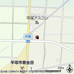 セルフ片岡ＳＳ周辺の地図