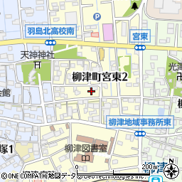 岐阜県岐阜市柳津町宮東周辺の地図