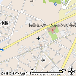 愛知県江南市小杁町林81周辺の地図