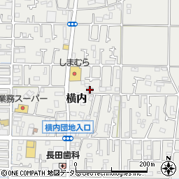 神奈川県平塚市横内3761周辺の地図