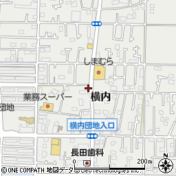 神奈川県平塚市横内3773周辺の地図