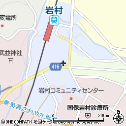 岐阜県恵那市領家1574-2周辺の地図