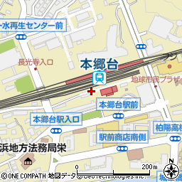 Ｐａｒｋｉｎｇ　ｉｎ　本郷台駅前駐車場周辺の地図