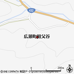 島根県安来市広瀬町祖父谷周辺の地図