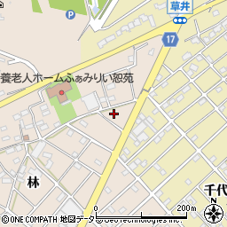 愛知県江南市小杁町林191周辺の地図