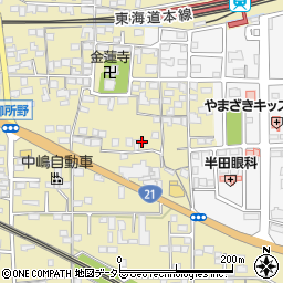 岐阜県不破郡垂井町1594-2周辺の地図