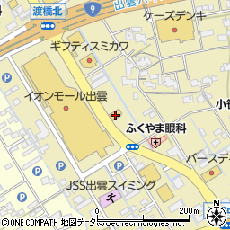 島根県出雲市渡橋町1055周辺の地図