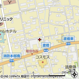 島根県出雲市渡橋町412周辺の地図