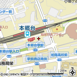 栄警察署本郷台駅前交番周辺の地図
