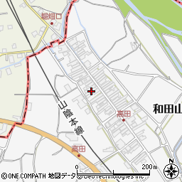 兵庫県朝来市和田山町高田70周辺の地図