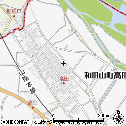 兵庫県朝来市和田山町高田237周辺の地図