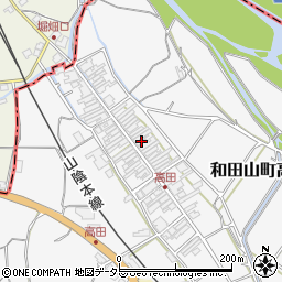 兵庫県朝来市和田山町高田243周辺の地図