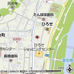 広瀬郵便局周辺の地図