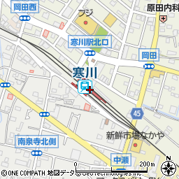 寒川駅周辺の地図