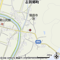 京都府綾部市志賀郷町儀市前16周辺の地図