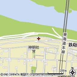 愛知県一宮市北方町北方西本郷周辺の地図