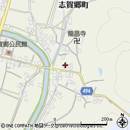 京都府綾部市志賀郷町（儀市前）周辺の地図