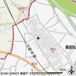 兵庫県朝来市和田山町高田68周辺の地図